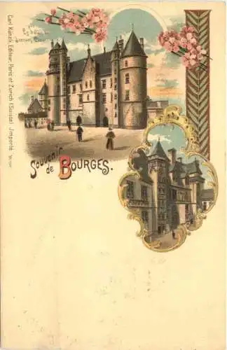 Souvenir de Bourges - Litho - Verlag Carl Künzli -781298