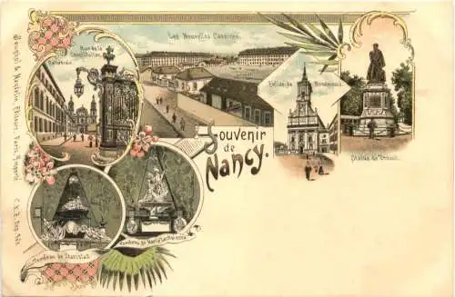 Souvenir de Nancy - Litho -781244