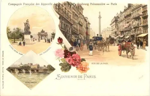 Paris - Rue de la Paix - Litho -781160