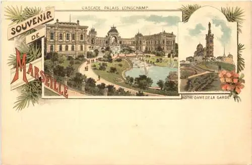 Souvenir de Marseille - Litho -781354