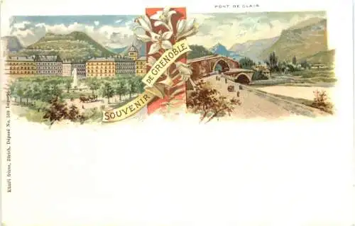 Souvenir de Grenoble - Litho -781288