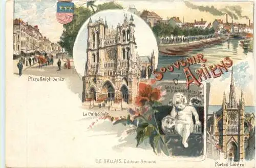 Souvenir d Amiens - Litho -781212