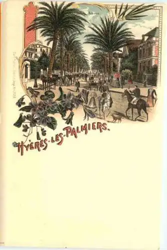 Hyeres les Palmiers - Litho - Verlag Carl Künzli -781304