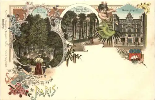 Souvenir de Paris - Litho -781130