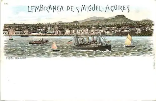 Acores - Lembranca de S. Miguel - Litho -781256