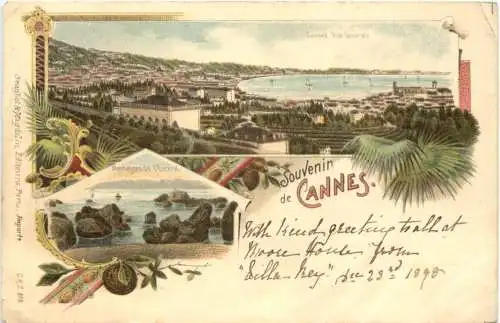 Souvenir de Cannes - Litho -781252