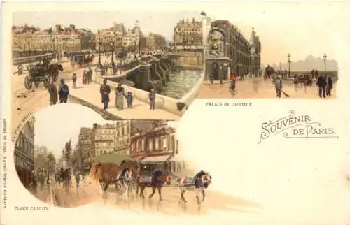 Souvenir de Paris - Litho -781170