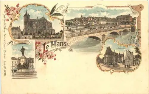 Le Mans - Litho - Verlag Carl Künzli -781316