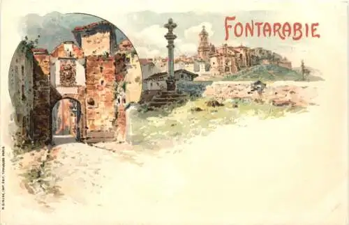 Fontarabie - Litho -781190