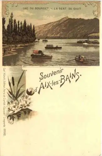 Souvenir d Aix les Bains - Litho - Verlag Carl Künzli -781302