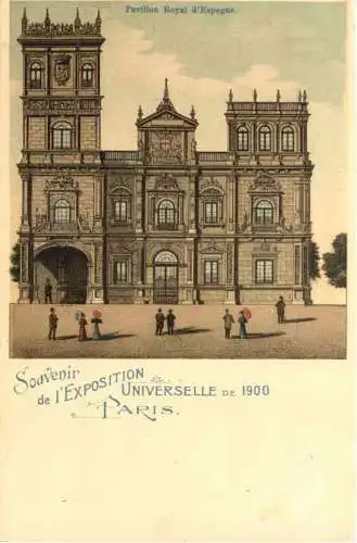 Souvenir de l Exposition Universelle de Paris 1900 - Litho - Spain -781300