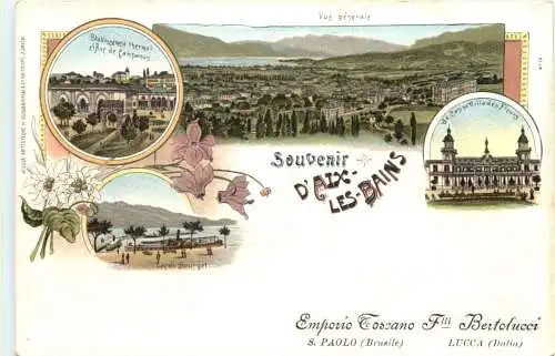 Souvenir d Aix les Bains - Litho -781206