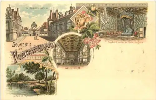 Souvenir de Fontainbleau - Litho -781290