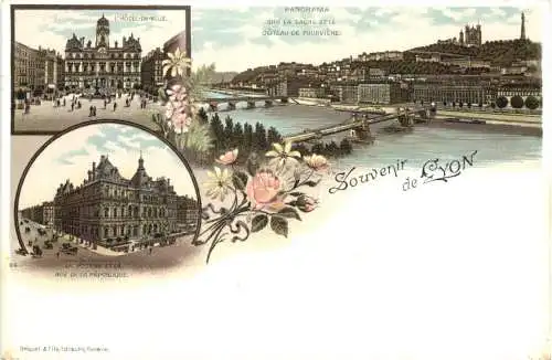 Souvenir de Lyon - Litho -781310