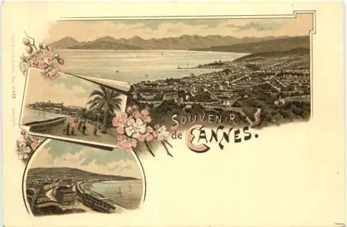 Souvenir de Cannes - Litho - Verlag Carl Künzli -781246