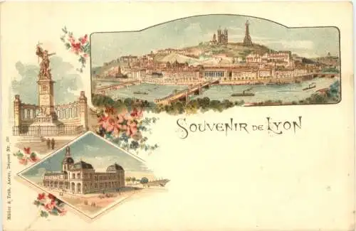 Souvenir de Lyon - Litho -781330