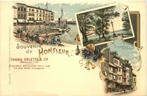 Souvenir de Honfleur - Litho - Verlag Carl Künzli -781286