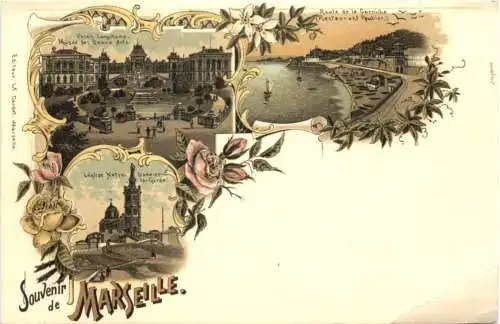 Souvenir de Marseille - Litho -781346