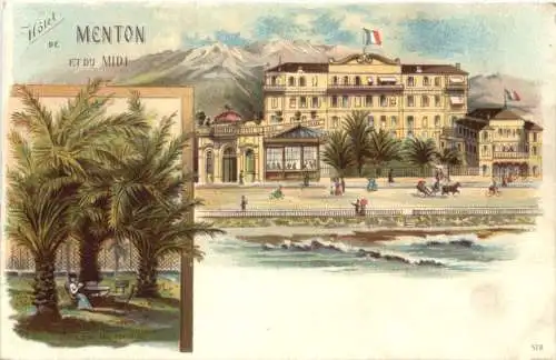 Hotel de Menton - Litho -781358