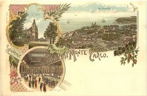 Souvenir de Monte Carlo- Litho -781378