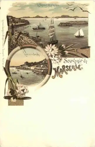 Souvenir de Marseille - Litho -781368