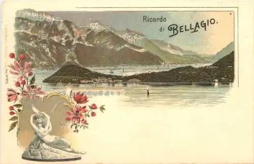 Ricordo di Bellagio - Litho - Verlag Carl Künzli -781416