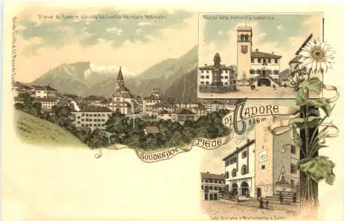 Souvenir de Pieve di Cadore - Litho -781432