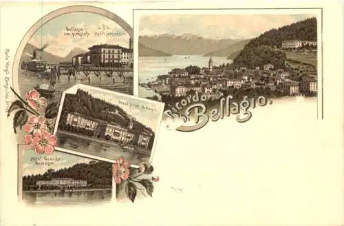 Ricordo di Bellagio - Litho - Verlag Carl Künzli -781420