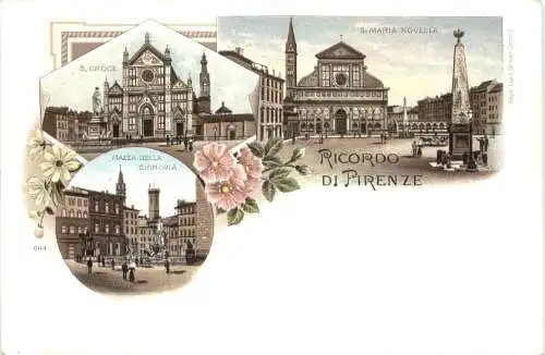 Ricordo di Firenze - Litho -781476