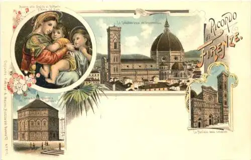 Ricordo di Firenze - Litho -781496