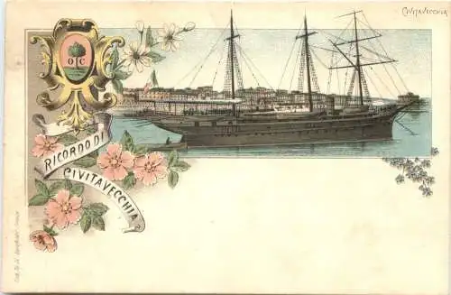 Ricordo di Civitavecchia - Litho -781440