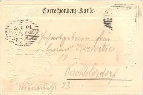 Baden bei Wien - Litho - Prägekarte -781638