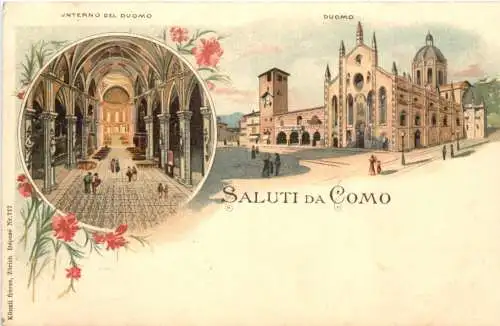 Saluti da Como - Litho -781460