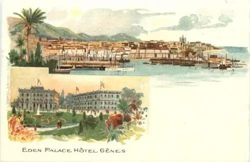 Eden Palace Hotel Genes Genova - Litho -781522