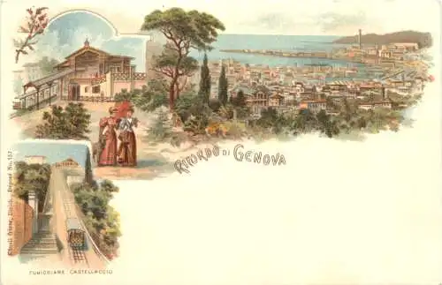 Ricordo di Genova - Litho - Verlag Carl Künzli -781520