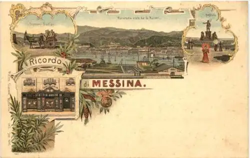 Ricordo di Messina - Litho -781562