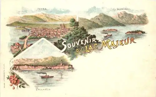 Souvenir du Lac Majeur - Intra Verbania - Litho -781540