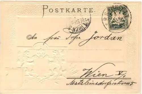 Rosenheim - Litho - Prägekarte -781602