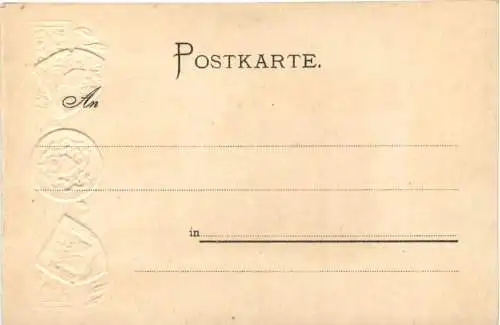 Wittenberg - Litho - Prägekarte -781630