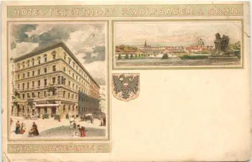 Wien - Hotel Tegetthoff - Litho -781824