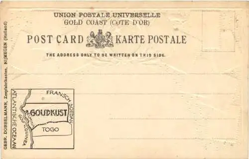 Briefmarken Gold Coast - Litho Prägekarte -781842