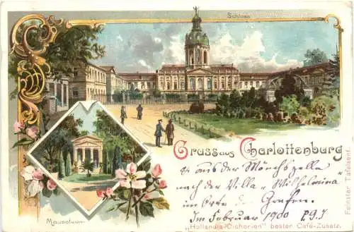Gruss aus Charlottenburg - Litho -782014
