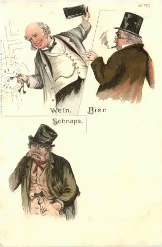 Wein Bier Schnaps - Humor -781916
