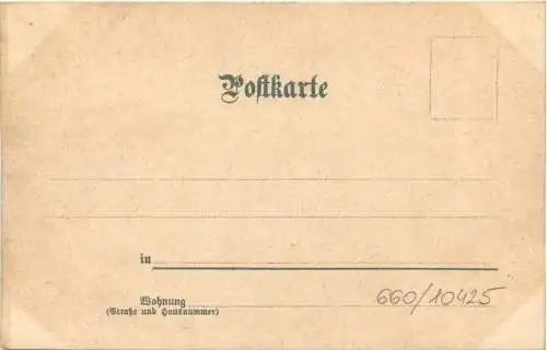 Wurstverkäuferin - Litho -781912