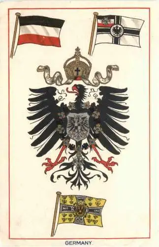 Deutschland Wappen - Litho -781972