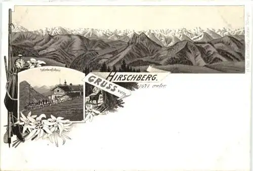 Gruss vom Hirschberg - Litho -782042