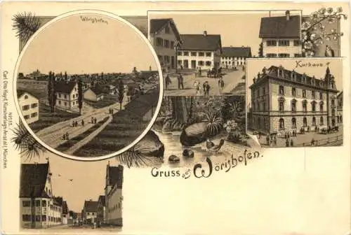 Gruss von der Wörishofen - Litho -782074