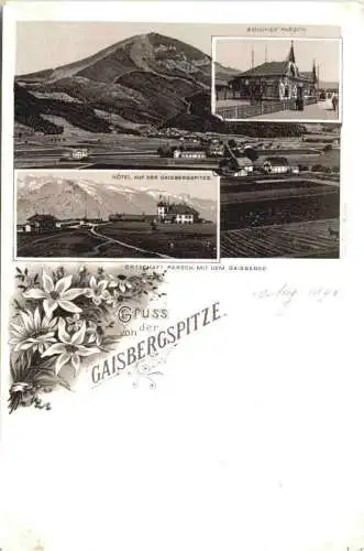 Salzburg Parsch - Gruss von der Gaisbergspitze - Litho 1894 -782084