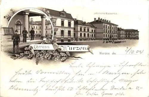 Gruss aus Wurzen - Litho -782076