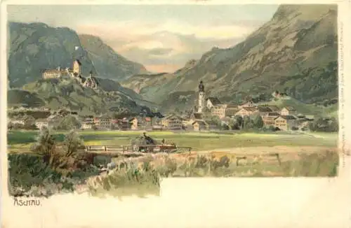 Aschau im Chiemgau - Künstler Comton - Litho -782188